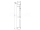 Hansgrohe 27609000 Crometta sprchová tyč, 90 cm, chróm bez hadice