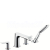 Hansgrohe 31442000 Metris štvorotvorová armatur na okraj vane DN15,keramické ventily,chróm