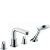Hansgrohe 31446000 Metris štvorotvorová armatura na okraj vany DN15,chróm