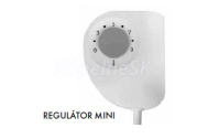Doplatok-MINI termostatický regulátor s vykurovacou tyčou Biela rovná šnúra 120+zástrčka