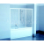 Ravak AVDP3-170 vaňová zástena, posuvné trojdielne dvere, Biele, číre sklo