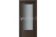 PORTA Doors dvere Porta DECOR, 3/4 sklo, fólia Portadecor WENGE