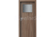 PORTA Doors dvere Porta DECOR, 1/3 sklo, fólia Portadecor ORECH VERONA 2