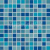 Rako ALLEGRO GDM02045 mozaika 2,3x2,3 modrá 30x30x0,6cm, 1.tr.