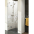Ravak BRILLIANT BSD2-80 A-L, 2-dielne sprchové dvere do niky 80 ĽAVÉ Chróm,Transp + vešiak