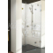 Ravak BRILLIANT BSD3-120 A-R, 3-dielne sprchové dvere do niky 120cm PRAVÉ,Chróm,Transparen