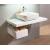 Lebon LIGHT nábytková doska pod umývadlo 90x5x50 cm, biela