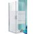 Roth TCO1 80x200cm samotné sprchové jednokrídlové dvere, Brillant, číre sklo