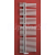 PMH Kronos kúpeľňový designový radiátor 1182/600 (v/š), 631 W,lesklá metalická striebor