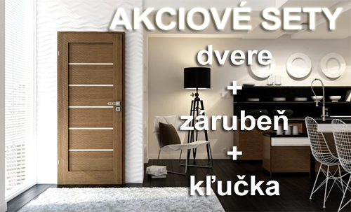 akciove sety dveri so zarubnou a kluckou