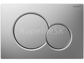 Geberit 115.770.JQ.5 SIGMA 01 ovládacie tlačidlo, Plast, Chróm Matný, Easy to Clean