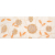 Cersanit SYNTHIA ORANGE INSERTO FLOWER 20X50, obklad-dekor WD206-009,1.tr.