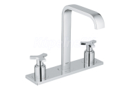 GROHE Allure Umývadlová 3-otvorová batéria, odtoková súprava,chróm 20143000