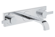 GROHE Allure Umývadlová 3-otvorová batéria, s pákovým ovládaním, rozpätie 172 mm,chróm