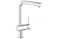 GROHE Minta Páková drezová batéria,obmedzovač prietoku,otočná výtoková trubica,chróm 32168