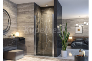 Aquatek GLASS B2 Sprchové dvere do niky 80x195cm, dvojkrídlové dvere, chróm, matné sklo