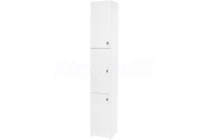 Cersanit BIANCO Skrinka vysoká 30x30x182,8cm univerzálna v demonte Biela lesk S509-014-DSM