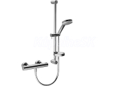 HANSA PRISMA Style sprch. termost. batéria so setom tyč 60cm a mydelnič., chróm (287503)