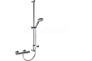 HANSA PRISMA Style batéria sprch nást termost. so setom VIVA 90 cm 3pol chróm (287504)