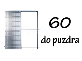 60cm Posuvné dvere DO PUZDRA JAP-(dvere sa zasúvajú do stavebného púzdra v stene)Príplatok