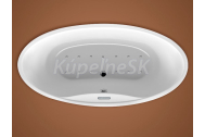 Santech DELTA oválna masážna vaňa 185x90 Relaxa 200 +chromoterapia ZADARMO