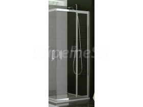 Ronal Top-Line TED2D Jednokrídlové dvere pre rohový kút 70x190cm, Pravé, Matné/Číre