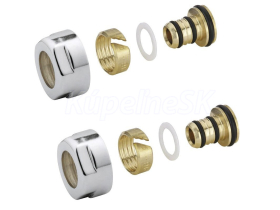 Aqualine ECO svorné šróbenie pre Alupex 16mm, nikel