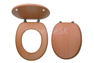 Novaservis sedátko dyhované MDF buk WC/BUK