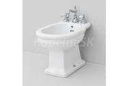 Artceram HERMITAGE Stojací bidet s 1 otvorom na batériu 36x55cm, biely