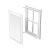 Ventilačná plastová mriežka, biela, MV125s-140x200