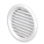 Ventilačná plastová mriežka guľatá, biela, MV100bVs