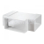 Odbočka hranatá, plast, biela VEN 838-D60x204/60x204/90°