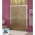 SanSwiss Top-Line TOPS2 Posuvné dvere do niky s pevn.st. 1600x1900 Matný elox/Durlux