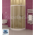 Ronal Top-Line TOPR Štvrťkruhový kút s posuvn. dv., R55, š.91-120 v.190cm, Biela/Číre