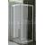 SanSwiss Top-Line TOPAC Rohový sprchový kút 80x80cm, posuvné dvere, Aluchróm/Číre