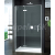 SanSwiss PUR PU13P Sprchové dvere do niky s pevnou stenou, Ľ, 900x2000, chróm, skloSatén