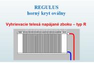 Regulus REGULUS R4/120 hliníkový radiátor napájanie zboku (v/d)395/1200 mm,biely II.trieda