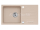 Alveus GALAPAGOS 30 kuchynský granitový drez so sifónom 77x43 - G-55 Beige