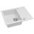Alveus ROCK 30 kuchynský granitový drez so sifónom 59,5x47,5 - G-11 White 1090947