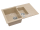 Alveus ROCK 70 kuchynský granitový drez so sifónom 78x48 - G-51 Beige