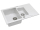 Alveus ROCK 70 kuchynský granitový drez so sifónom 78x48 - G-11 White 1090952
