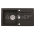 Alveus NIAGARA 30 kuchynský granitový drez so sifónom 77,5x43 - G-91 Black 1076858