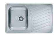 Alveus ELEGANT 30 nerezový drez so sifónom 81x51 - Satin