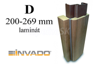 INVADO obklad kovovej zárubne, laminát, pre hrúbku steny D 200-269 mm