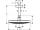Hansgrohe 26467000 Raindance Select 240 S 2jet horná sprch s prívod od stropu 10cm,chróm