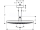 Hansgrohe 27337000 Raindance Select hlav sprch S 300 2jet,300mm,s prívod od strop 10cm,chr