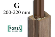 PORTA Doors Porta RENOVA obklad kovovej zárubne, fól Portadecor, hrúbka steny G 200-220mm