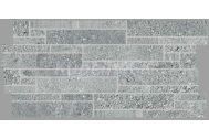 Rako STONES dlažba mozaika 30x60cm, šedá matná-lapovaná, DDPSE667, 1.tr.