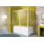 Aquatek ROYAL VA4 vaňová zástena 160x70/140, rám biely, výplň Krilex