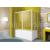 Aquatek ROYAL VA4 vaňová zástena 160x70/140, rám biely, výplň Krilex